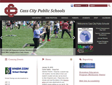 Tablet Screenshot of casscityschools.org